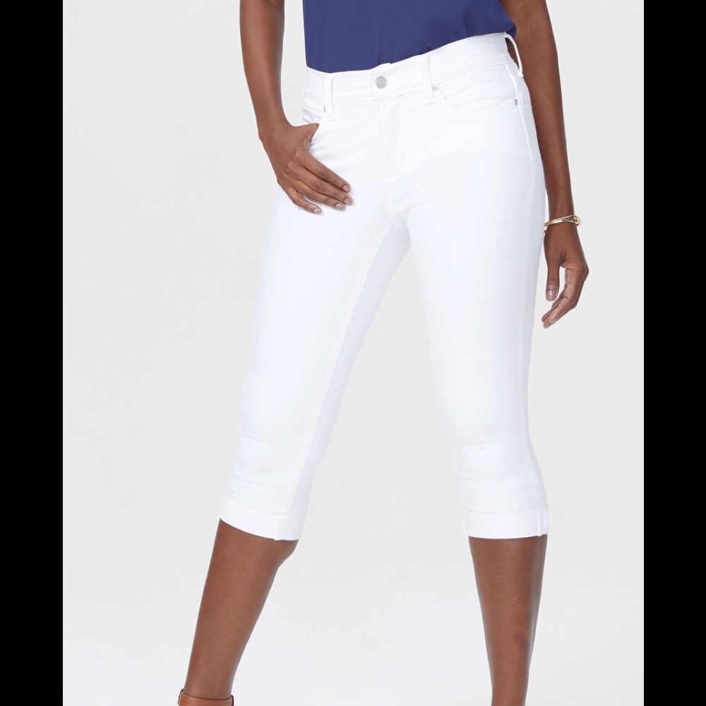 NYDJ Women's Bright White Capri Jeans
